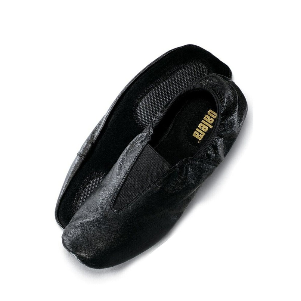 Black Leather Acro Shoes Size 1A-M Balera Weissman style B90